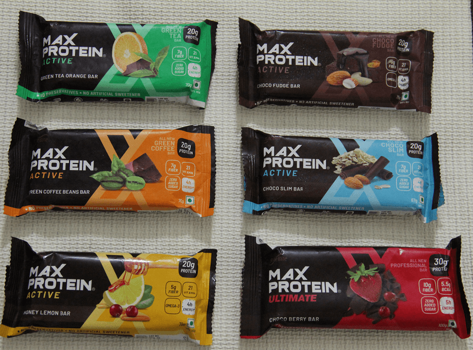 Max Protein Bars India